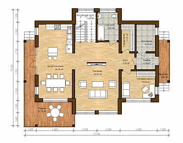 GALAXY 280 / План 1 этажа