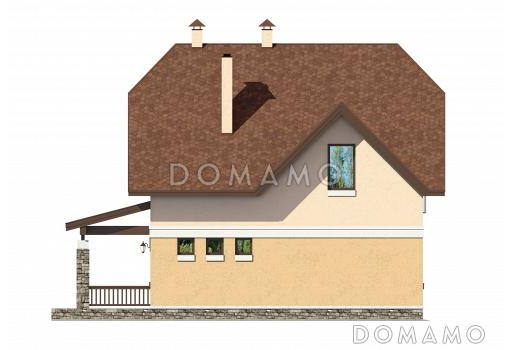 Проект небольшого дома / Фасад 2