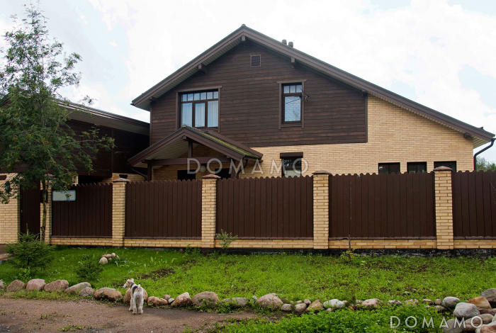 Проект каркасного дома с сауной на первом этаже