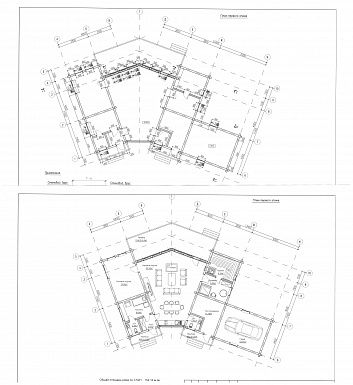 Коттедж "Изумрудная долина" / План 1 этажа