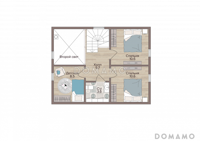 ФОРССА  / План 2 этажа