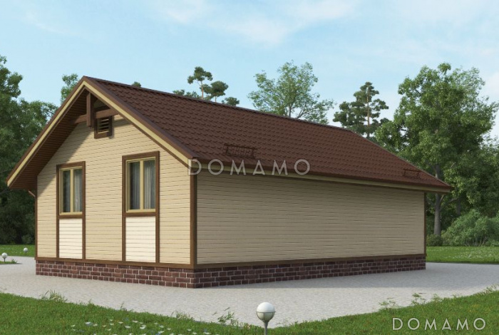 Проект одноэтажного дома 6х9