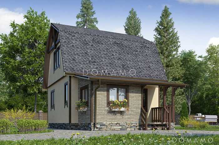 Проект каркасного дома без санузла