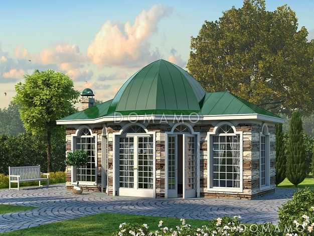 Проект беседки в стиле Петровского барокко