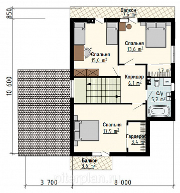 Норд / План 2 этажа