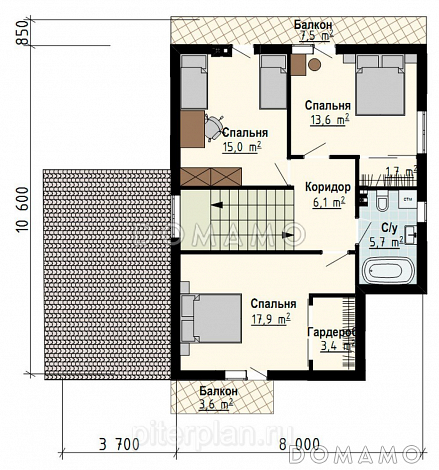Норд / План 2 этажа