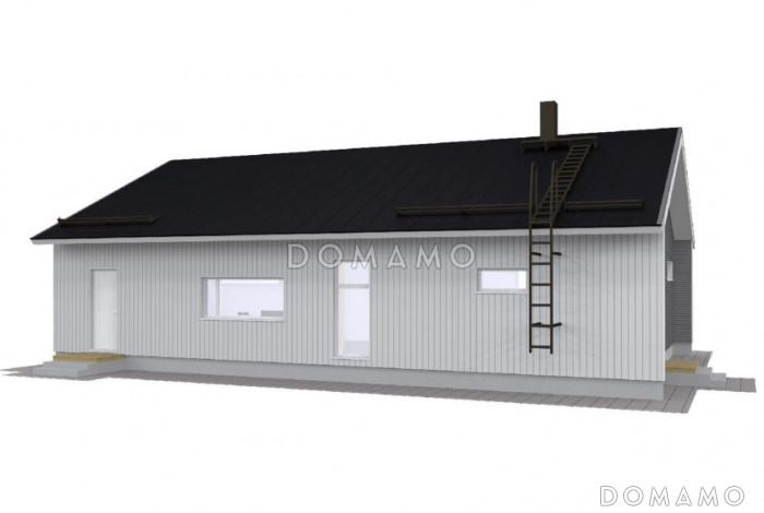 Проект каркасного дома с функциональной кухней-столовой