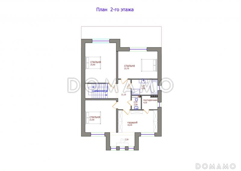 Проект 112 / План 2 этажа