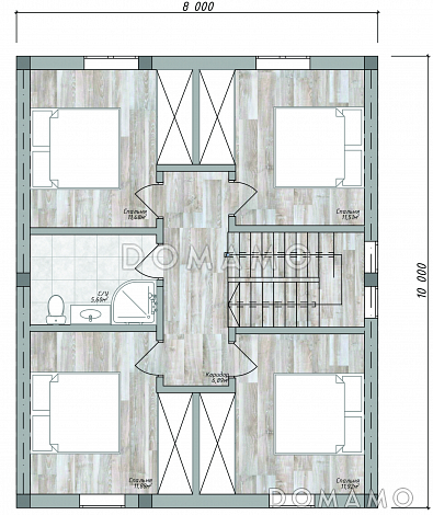 ДД-160 / План мансардного этажа