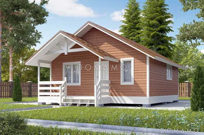 Проект каркасного дома 6х5