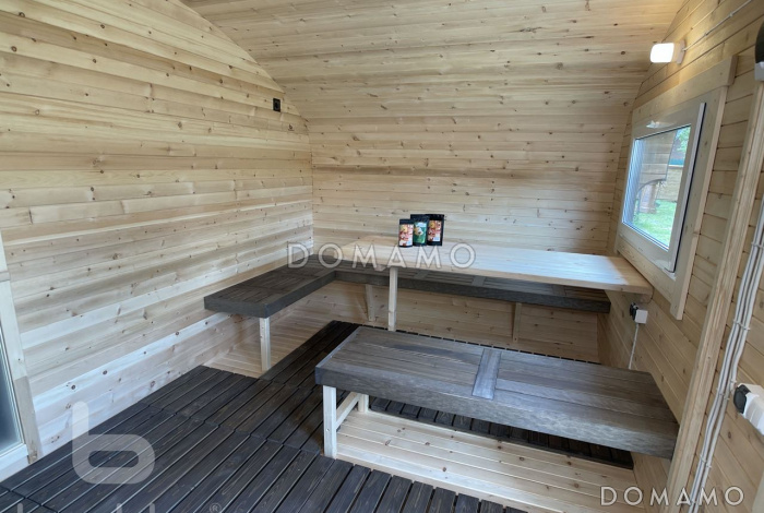 Баня Квадроовал 6х4