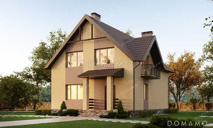 Проект компактного дома с тремя спальнями, котельной и изолированной кухней