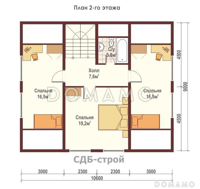 ДПБ24 / План 2 этажа