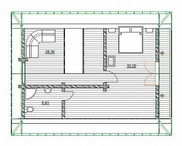 Д-32 / План 2 этажа