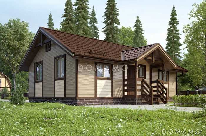 Проект одноэтажного дома 6х9