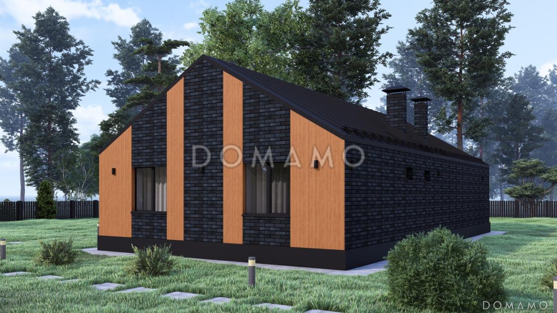 Проект одноэтажного стильного барнхауса S-94-2 / 6