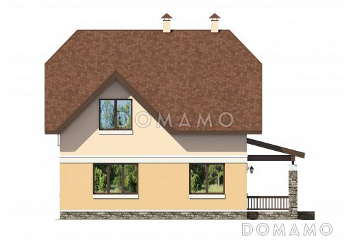 Проект небольшого дома / Фасад 4