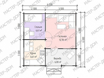 Золотая середина / План 1 этажа