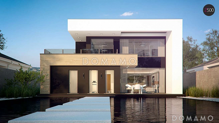 Проект дома из газобетона с 4 спальнями и большой гостиной, адаптированный для сейсмозоны