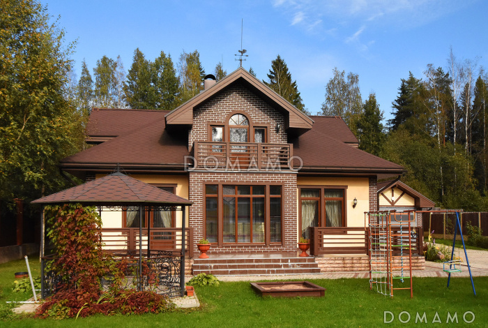 Проект каркасного дома с 4 спальнями