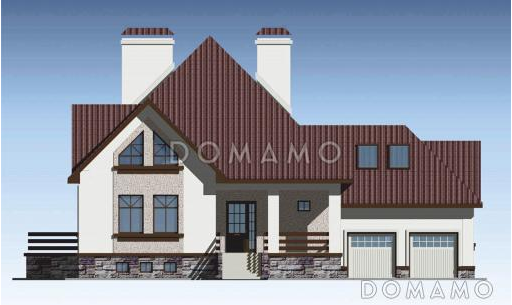 Дом с остроконечной кровлей / Фасад 1