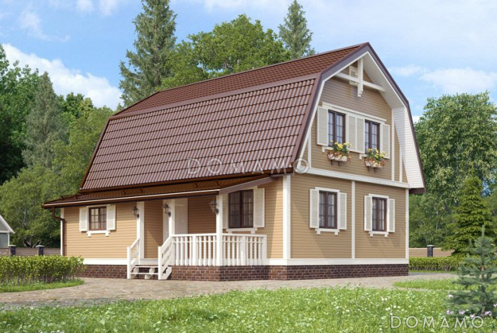 Проект дома с логичной планировкой внутреннего пространства